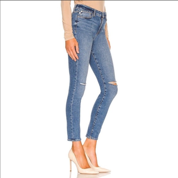 Lovers + Friends Denim Jean with Knee Slits - Picture 3 of 4